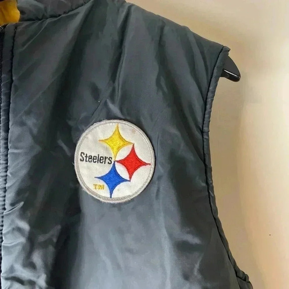 Vintage NFL Pittsburgh Steelers Logo Vest  Medium - Picture 5 of 5